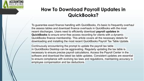 Effective Solutions For Quickbooks Payroll Error Ps