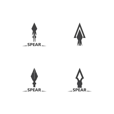 Spear Logo And Symbol Vector Design Illustration Vector Art At