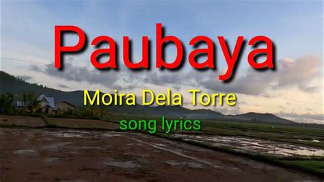 Paubaya Moira Dela Torre Song Lyrics Cover By Mhel Tv Youtube