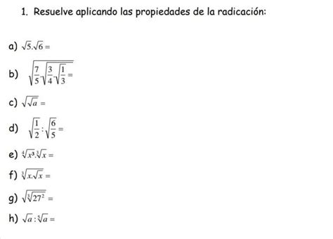 Resuelve Aplicando Las Propiedades De La Radicaci N Ayuda Por Fa