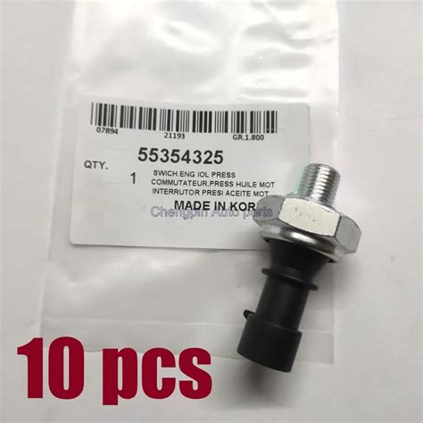 10X Interruptor De Pressão De Óleo ASSY Sensor Original 55233423