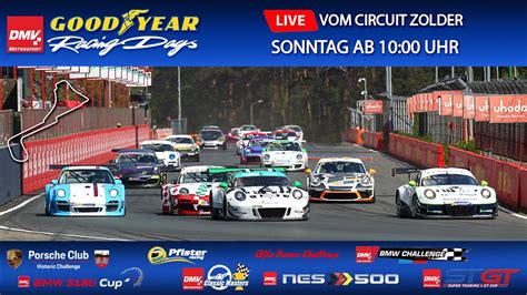 2 Lauf DMV Goodyear Racing Days Zolder 30 04 2023 Live YouTube