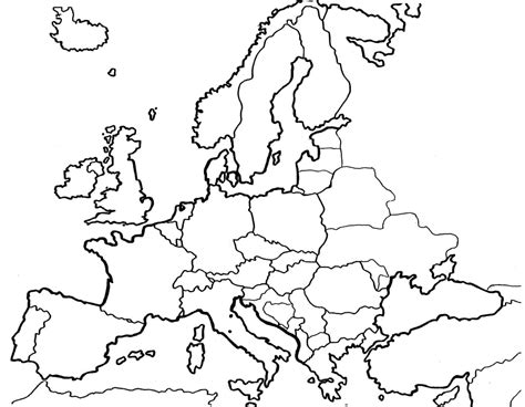 Mapas Da Europa Para Colorir E Imprimir Mapa Colorir Europa Porn The