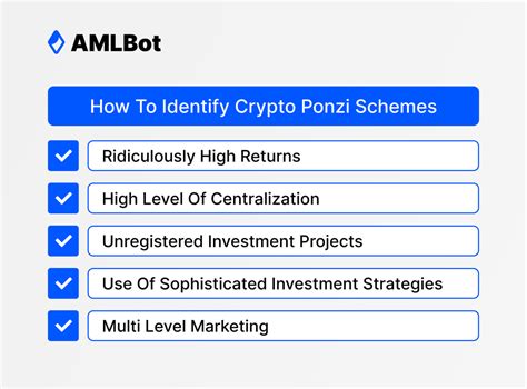 How To Identify Crypto Ponzi Schemes I Amlbot