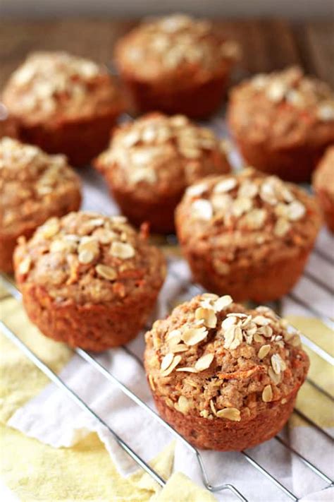 Vegan Spiced Carrot Muffins Recipe From Oh My Veggies