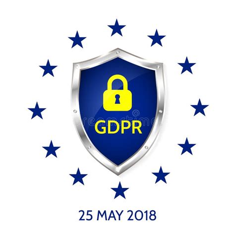 EU General Data Protection Regulation Eu Gdpr Vector Illustration