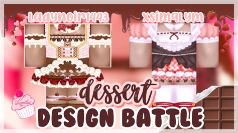 Roblox Speed Design Dessert Design Battle Ft Xsimqlym Youtube