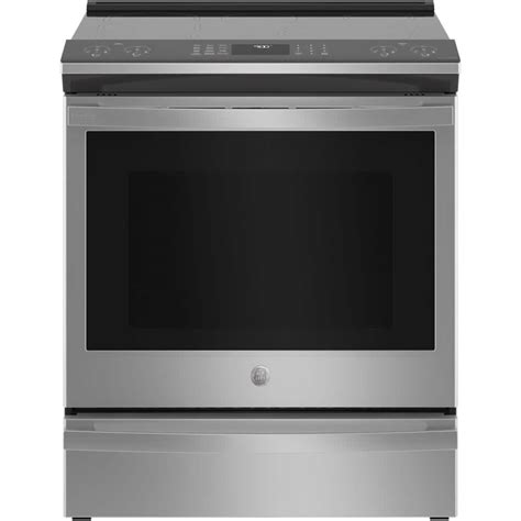 Ge Profile 30 In 53 Cu Ft Smart Slide In Induction Range In