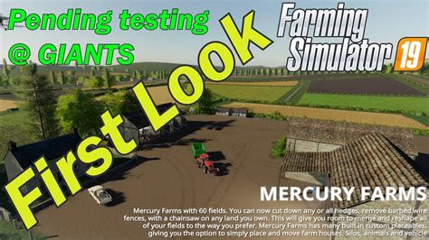 First Look Mercury Farms Fs19 Uploaded To Giants Youtube