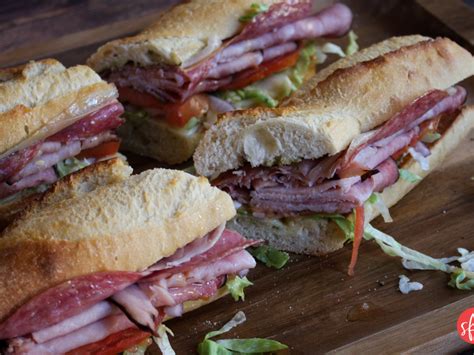 Italian Baguette Sandwiches - Stay Fit Mom