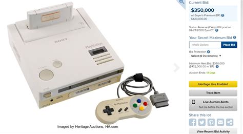 Nintendo Playstation Prototype Auction Hits Thesixthaxis