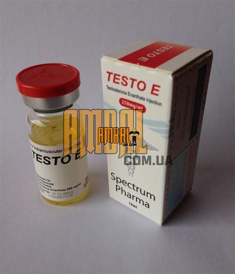 Testo E 250 Vial 10ml Spectrum Pharma тест енантат Ambalua