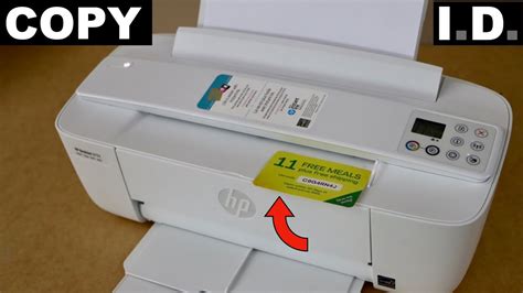 Hp Deskjet 3700 Series Copy Id Card Youtube