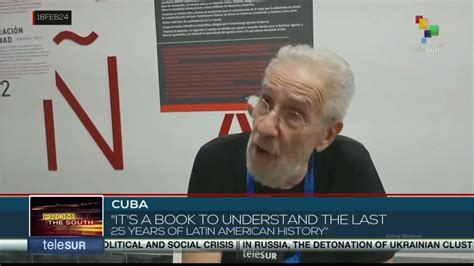 The intellectual Atilio Borón presented a book at Havanas