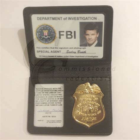 Fbi Wallet Commissioned Credentials