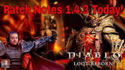 Diablo Iv Patch Notes Youtube