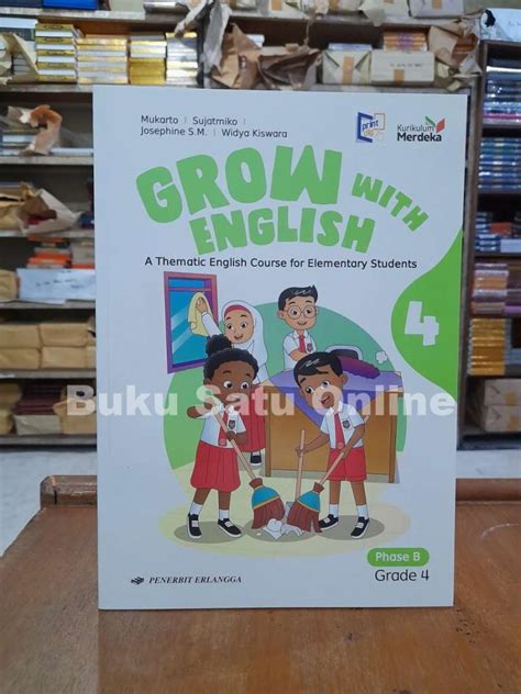 Jual Grow With English Kelas Sd Kurikulum Merdeka Erlangga Di Seller