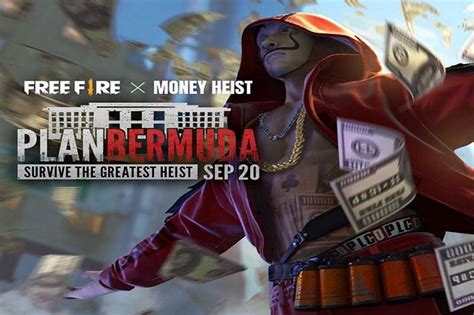 Free Fire Money Heist Plan Bermuda Calendar Free Gun Skin Money