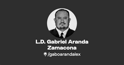 Gabriel Aranda Zamacona Instagram Facebook TikTok Linktree