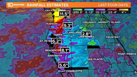 Even More Heavy Rain Forecast For Tampa Bay