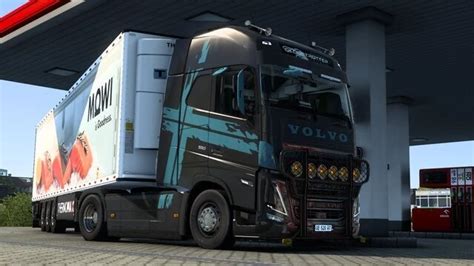 Volvo FH5 Grey And Blue Performance Skin V1 0 ETS 2