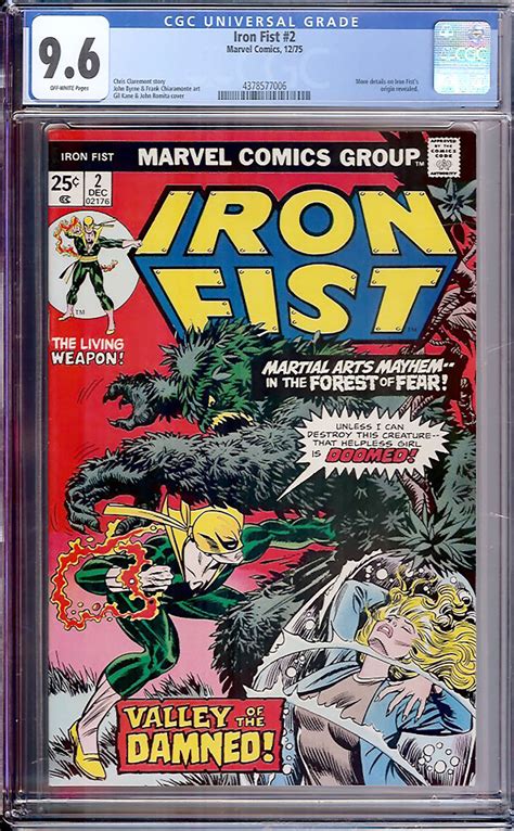 Iron Fist 2 CGC 9 6 Ow Auction Pedigree Comics