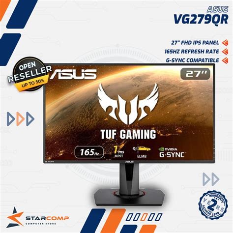 Jual ASUS TUF Gaming VG279QR Monitor 27 Full HD IPS 165Hz 1ms VG 279