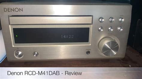 Denon Rcd M Dab Cd Player Review Denon Youtube