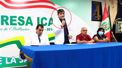 Director Regional De Salud De Ica Valdivia Rosales Se Recupera En Lima