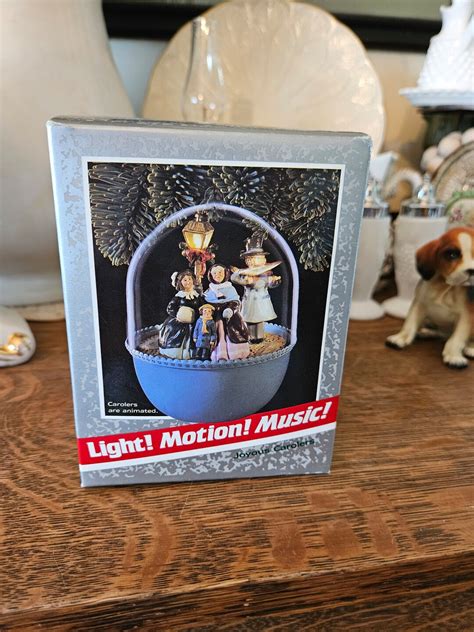 Ornament Joyous Carolers Lighted Motion Music Hallmark Ornament