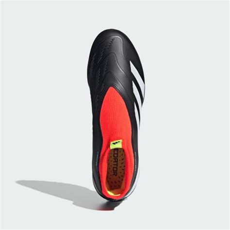 Zapatilla de fútbol Predator 24 League Laceless moqueta Negro adidas