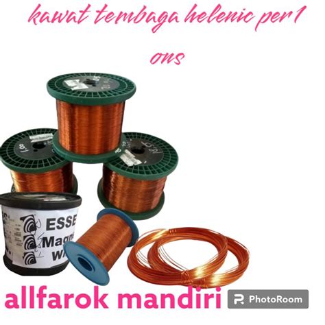 Kawat Tembaga Emali Mm Merek Hellenic Made In Jerman Lazada