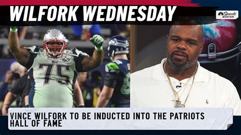 Vince Wilfork Being Inducted Into The Patriots Hall Of Fame Is A Huge