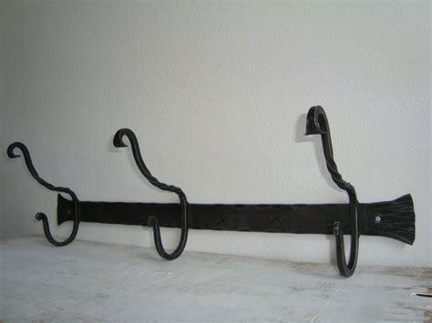 Vintagewrought Iron Hanger Hanger Hand-wrought Hanger Wall - Etsy