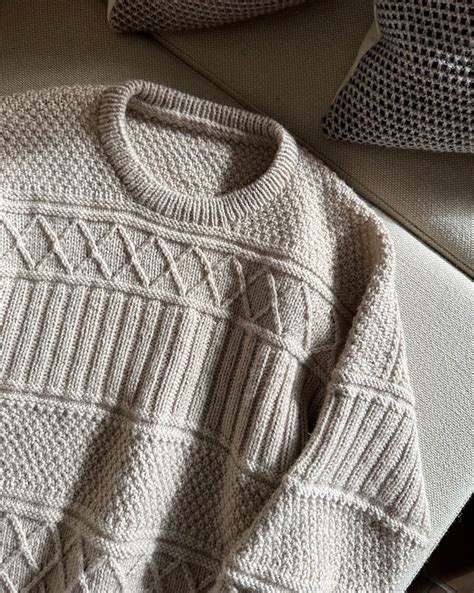 Ingrid Sweater Man Opskrift Fra Petiteknit Tante Gr N Cph