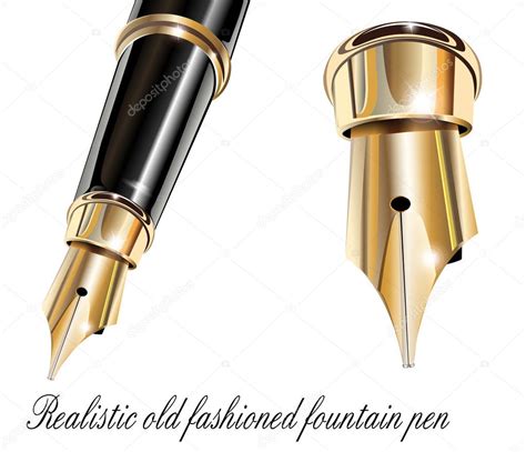 Fountain pen — Stock Vector © cobalt88 #2992266