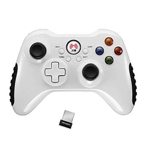 Xff Manette De Jeu Sans Fil Contr Leur Double Vibration Joystick