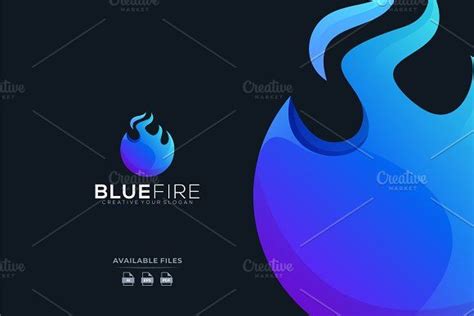 Blue Fire Logo