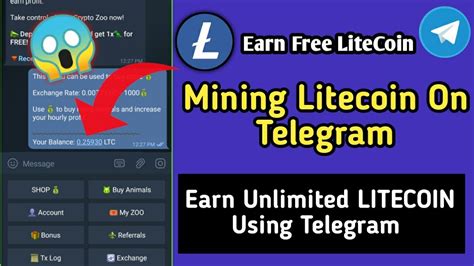 Earn Ltc How To Mine Crypto On Telegram How To Earn Litecoin Using