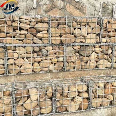 Hot DIP Galvanized Gabion Wire Mesh Basket Welded Stone Box For Garden