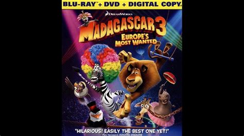 Madagascar 3 Dvd Art