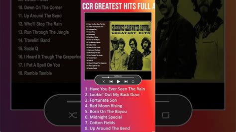 CCR Greatest Hits Full Album - Best Songs Of CCR Playlist 2023 #shorts Chords - Chordify