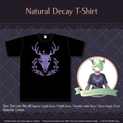 Hololive EN Ceres Fauna New Outfit Celebration 2024 Natural Decay T