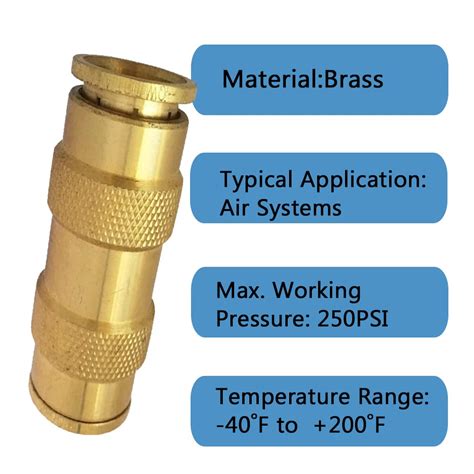 Snapklik Push To Connect Fittings 3 8 Inch Tube OD Pneumatic