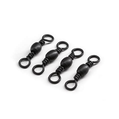 Carp Fishing Terminal Tackle Matt Black Bearing Swivel Fishing