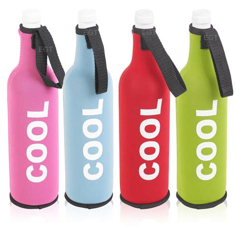 Insulated Neoprene Water Ice Drink Bottle Cool Cooler Bag Cover Hiking