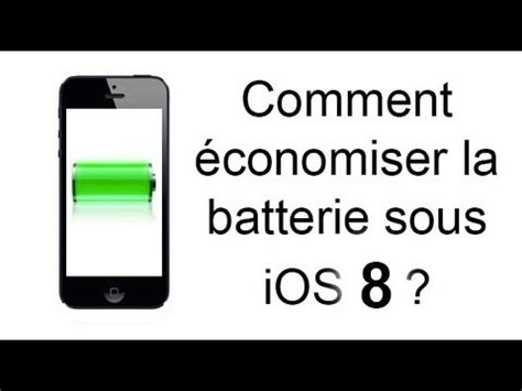 Comment Conomiser La Batterie Iphone Sous Ios Youtube