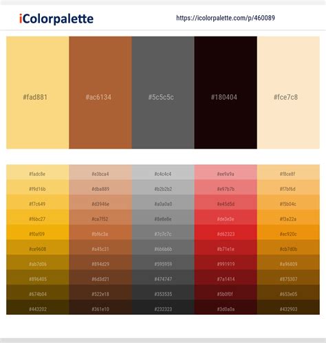 1140+ Latest Color Schemes with Copper Color tone combinations | 2021 | iColorpalette