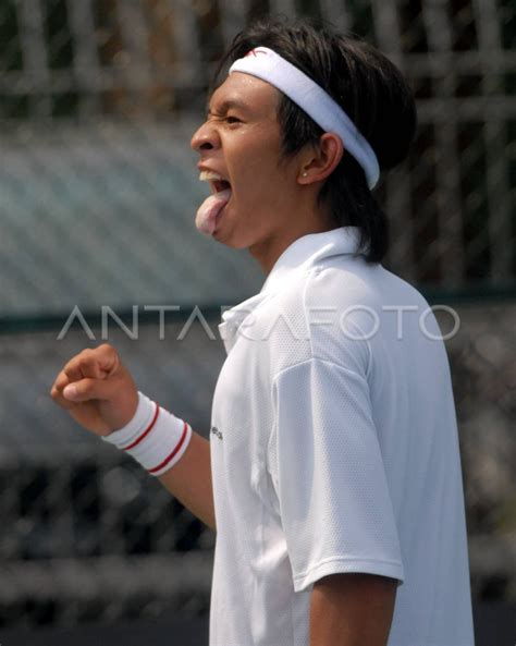 Turnamen Tenis Alfamart ANTARA Foto