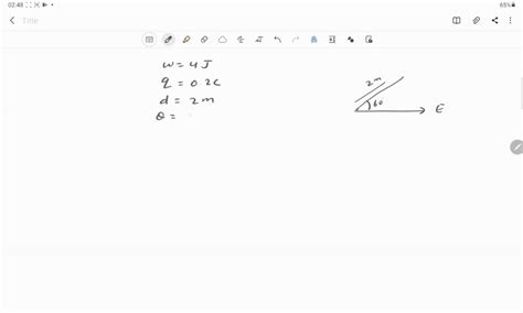 There Is An Electric Field E In X Direction If Work Done In Moving A